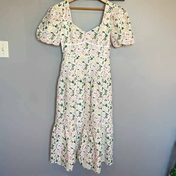 Adelyn Rae Felicia Eyelet Midi Dress in size S. New with tags. - Picture 5 of 13